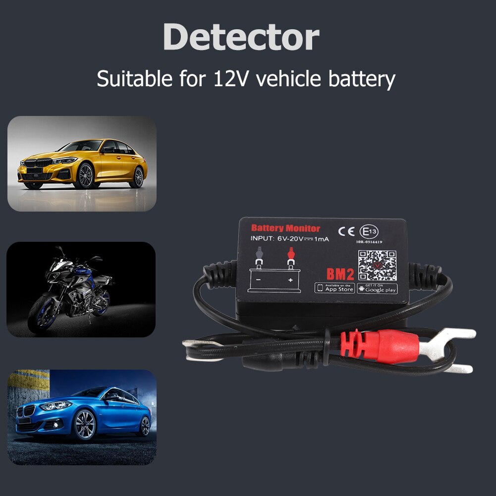 12V Car Lead Acid Lithium Battery Monitor Tester Vehicle Repair Diagnostic Tools Automobiles Parts Accessories