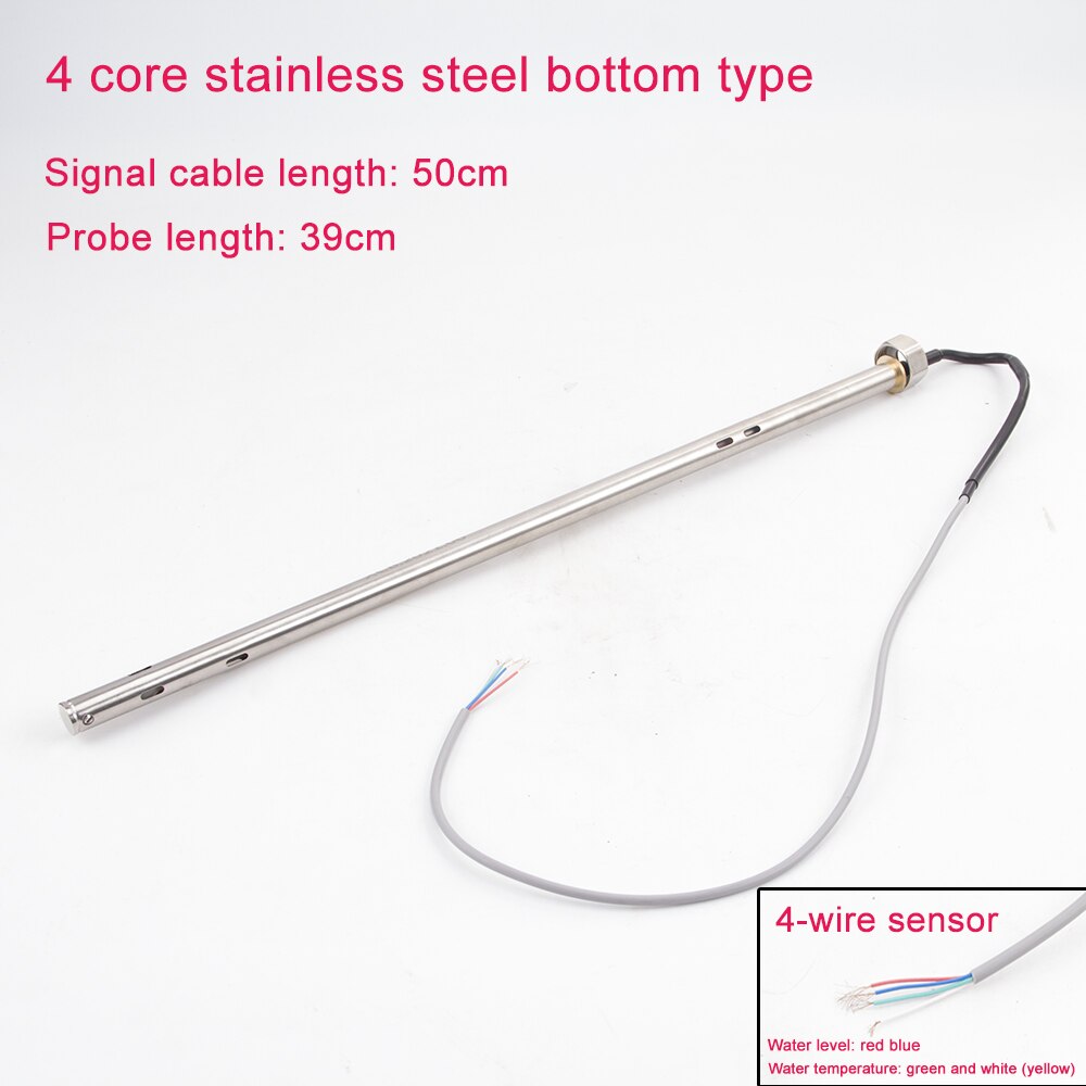 solar energy water heater temperature water level sensor 37cm 4 cores silicone rubber down mounting tank tube probe CGQ-4