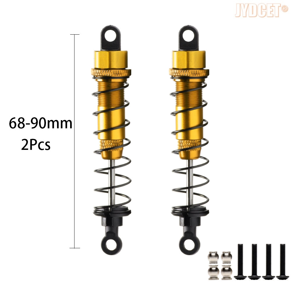 Amortisseur d'huile en alliage d'aluminium 75MM 80MM 90MM, pour voitures RC 1/10 adultes Tamiya CC01 Axial SCX10 D90