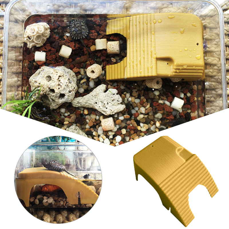 Amphibien Aquatische Klettern Panzer Treppe Schwimmenden Plattform Einzigartige Landschaftsbau Reptil Klettern Plattform Schildkröte Aalen Aquarium