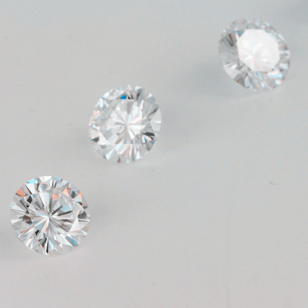 Tester Positive Discount Price EF Color 0.1carat 3mm*5Pcs/Pack Clarity VVS Excellent Brilliant Round Cut Lab Grown Moissanite