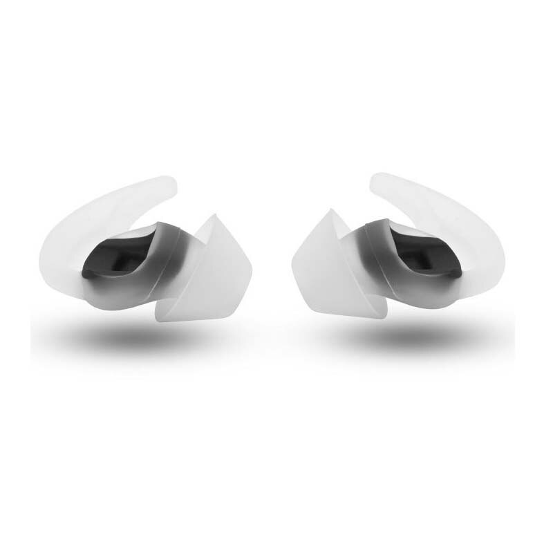 Geschikt Voor Bose Quietcontrol 30 QC30 QC20 QC20i Soundsport Draadloze Siliconen Oordopjes Siliconen Mouw Haaienvin Oorbeschermers: Transparent S