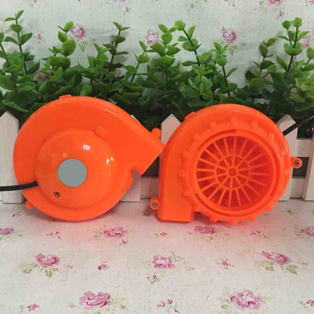 Draagbare Mini Elektrische Ventilator Air Blower Voor Pop Mascotte Gas Modus Cartoon Kostuums Opblaasbare Energiek Oranje Blower Dc 6V