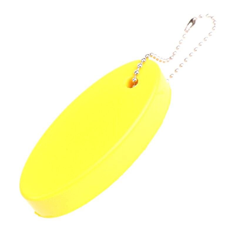 Pływak breloczek rura Platforma brelok pływający klucz łańcucha robić wędkowania żeglarstwo surfing pływanie sportowy wodne: żółty