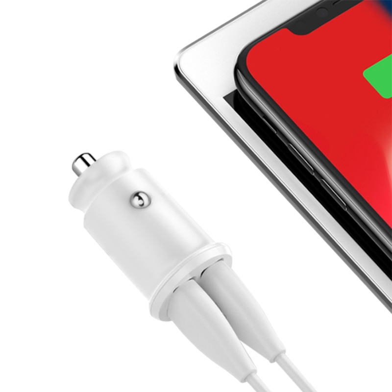 12V 24V Mini Fast Car Charger USB Charge For Mobile Phone Display 5v 3.1A Car Cigarette Lighter Adapter Charging Socket Charger