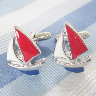 Fighter Plane Ship Screw Propeller Cufflink Cuff Link 1 Pair Big: 7