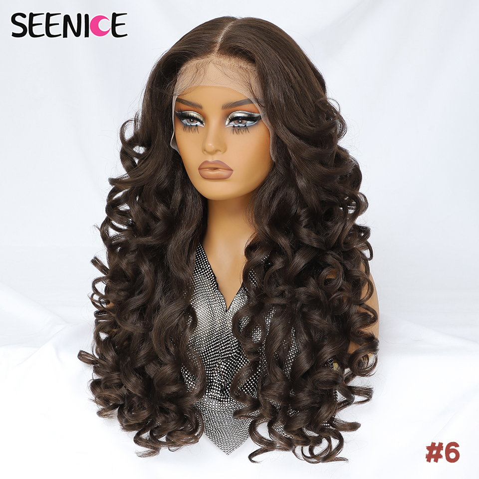 Perruque Synthétique Body Wave Curly Noire - Longueur 24 - Style Bouclé Type Beyoncé - Bonnet Moyen 3 Attaches