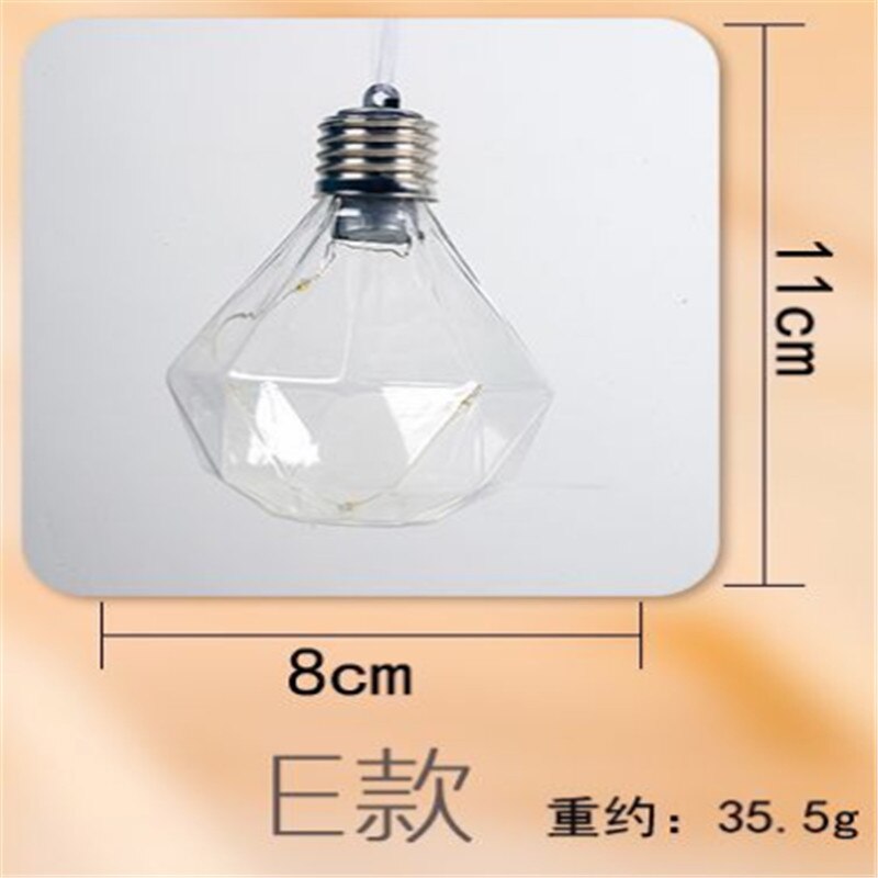 Battery Warm White Christmas Tree Decor Hang Lights Lamp Xmas Party Home Decor: Gray