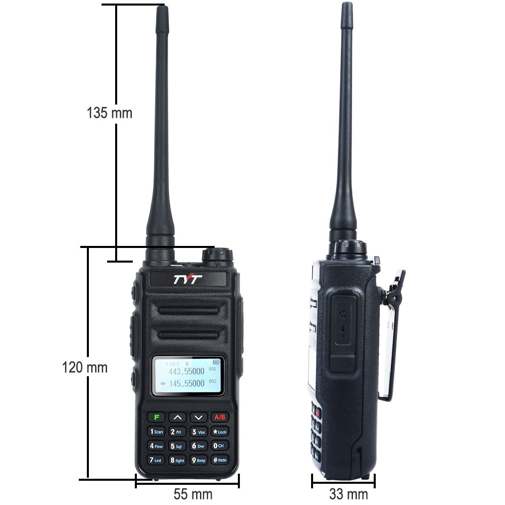 TYT TH-UV88 VOX Dual Band walkie Talkie VHF 136-174MHz & UHF 400-480MHz 5W 200CH Scrambler tragbar zwei Weg Radio TYT FM Radio