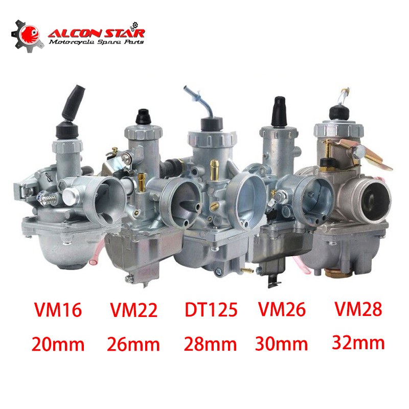 Alconstar Mikuni Carburateur VM16 VM22 VM26 VM28 Voor 150cc 160cc 200cc 250cc Motor YAMAHA DT125 CRF KLX TTR Pit Dirt fiets