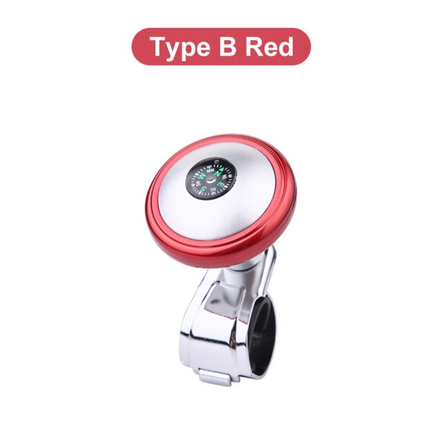 Auto Turning Helper Car Steering Wheel Spinner Knob Compass 360-degree Power Handle Ball Booster For Car Vehicle Steering Wheel: Green