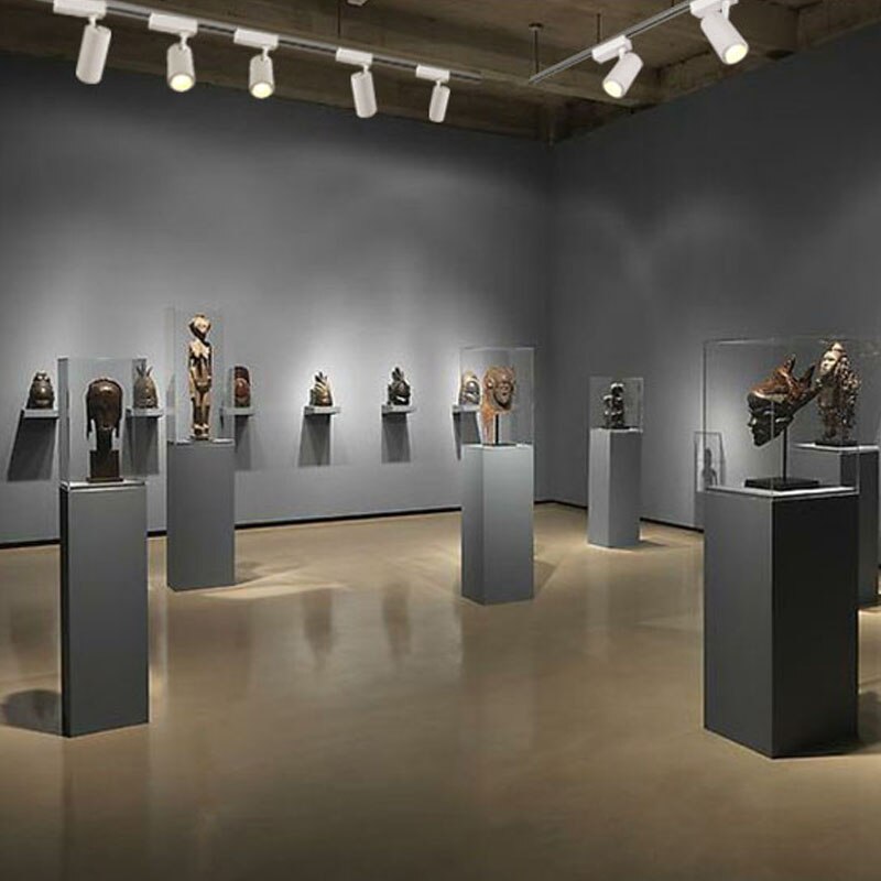 Scherpstellen CREE COB spoor spotlight kledingwinkel museum galerij fotografie tentoonstelling hall bar verstelbare focus spoor licht