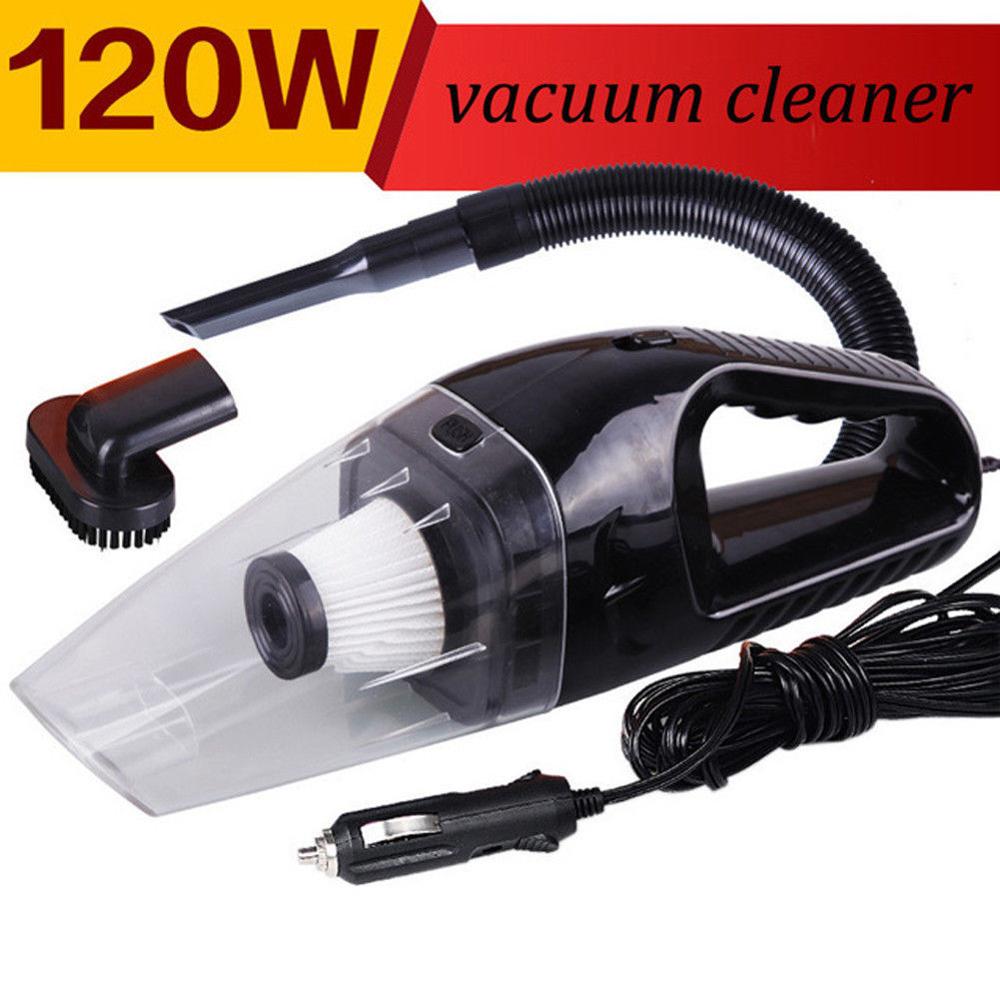 120W 12V Portable Car Vacuum Cleaner Handheld Mini Super Suction Vaccum Cleaner