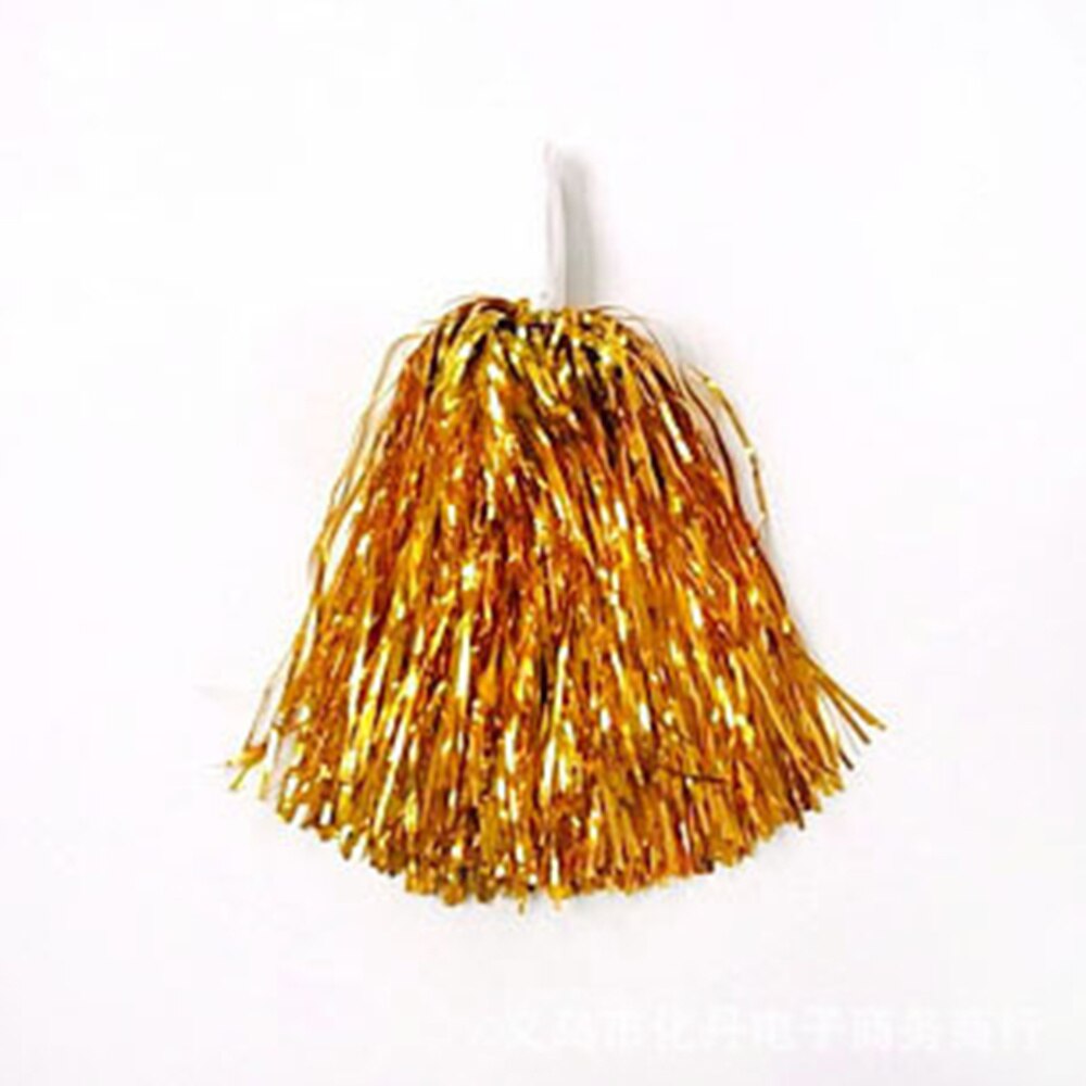 10 Pcs 25g Cheering Balls Squad Spirited Fun Cheerleading Kit Cheer Poms Cheerleaders Supples with Handle for Competitio