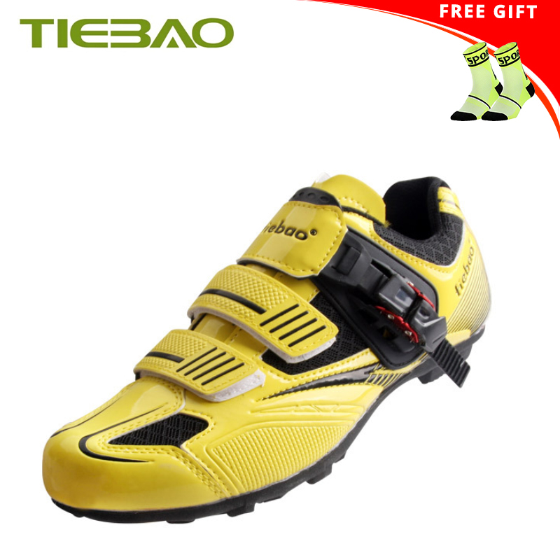Tiebao cycling sneakers Breathable Unisex Road Bike Shoes Non-lock Rubber Soles outdoor sport Triathlon MTB Shoes Cycling Shoes: socks for 1760 Y / 7