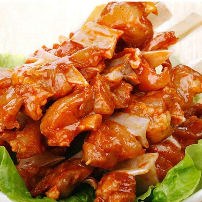 500 Pcs Bambus Spieße-7 Zoll Bambus Picks Paddel Spieße BBQ Picks für Grillen Im Freien, Kebab, fondue und Mehr