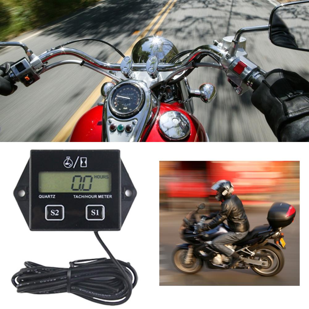 Motorfiets Onderdelen High-Speed Meter Benzinemotor Grasmaaier Toerenteller Digitale Display Puls Snelheid Snelheidsmeter Toerenteller Timer