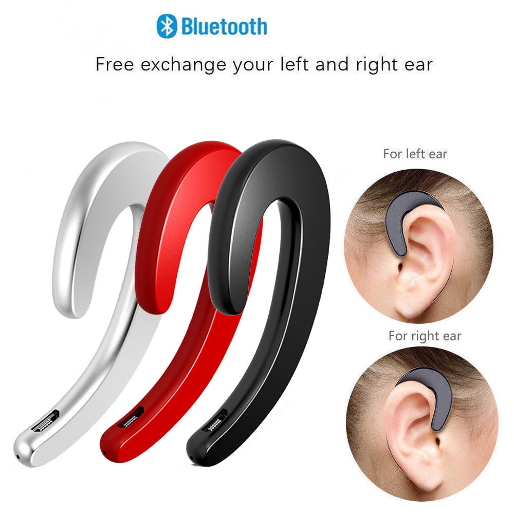 Oor Bluetooth Beengeleiding Koptelefoon Stereo Draadloze Oortelefoon Headset Mic