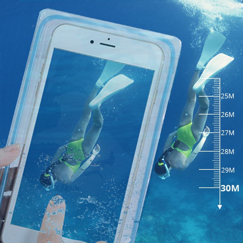 Waterbestendig Bag Smartphone Transparante Waterdichte Case 5 6 6.5 Inch Onderwater Schieten Telefoon Cover Voor Huawei Iphone Samsung