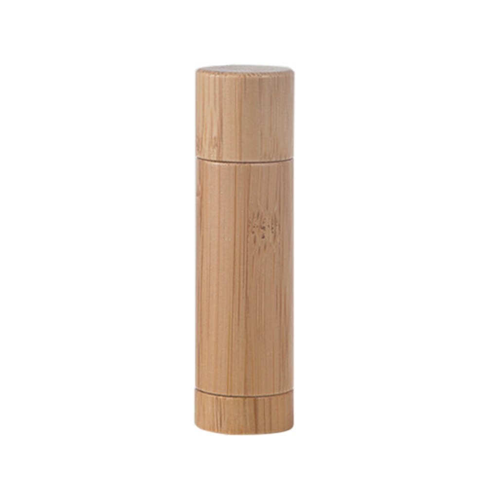 Miljøvenlig bambus læbestift tube læbe brutto beholder biologisk nedbrydelig læbestift flaske tom tube beholder gør det selv genopfyldelig flaske