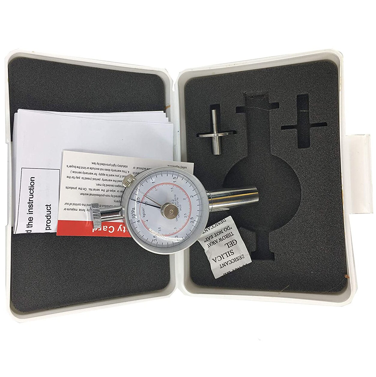 Fruit Penetrometer with Fruit Hardness Tester Fruit Sclerometer Fruit Durometer for 0.5-4kg/cm 2 (x10 5pa)