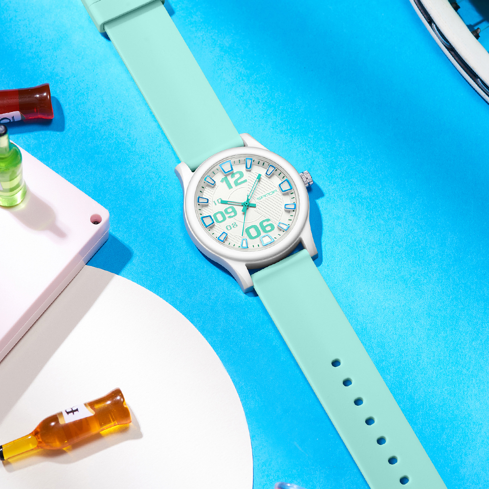 Relojes de para mujer, relojes simples e informales con correa de silicona suave para mujer, relojes de enfermera impermeables para mujer, reloj de pulsera para mujer