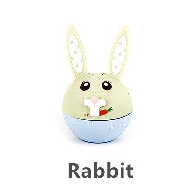 Animal Shaped Kitchen Timers Gadgets Reminder Alarm Clock Kitchen Accessories Helper Timers 60 Minutes Bell For Cooking Frying: Rabbit