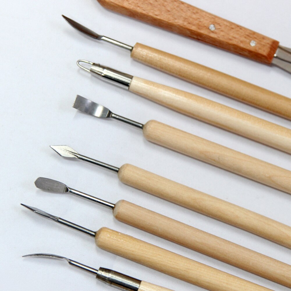 22 Pcs Wooden Handle Clay sculpting Tools Set DIY Art Clay Pottery Tool Set Sculpting Tool