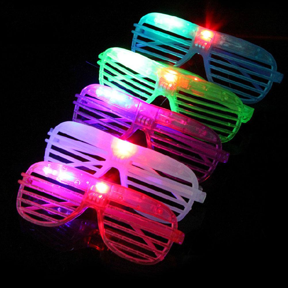 LED Blinkende Leucht Gläser glühend Auge Maske Blinkt Brille freundlicher Spielzeug glühen Party Liefert Weihnachten Neue Jahr Zufällige Farbe: Ursprünglich Titel