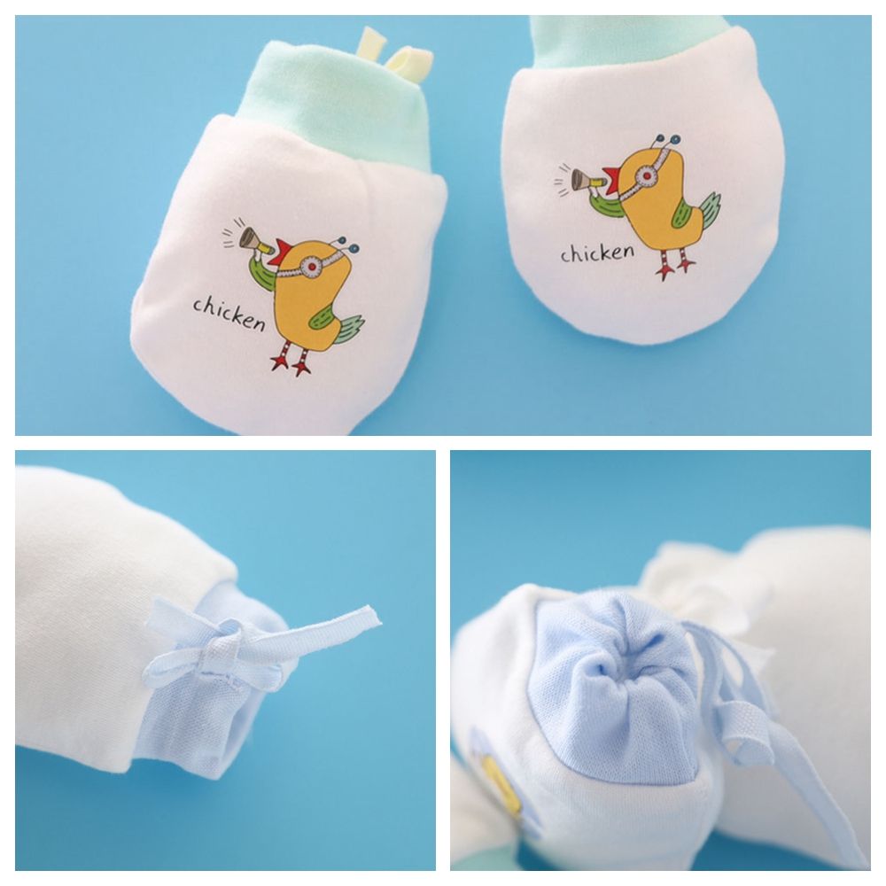 Baby Pflege Neugeboren Produkt Baby Fäustlinge Anti kratzen Kordelzug Handschuhe