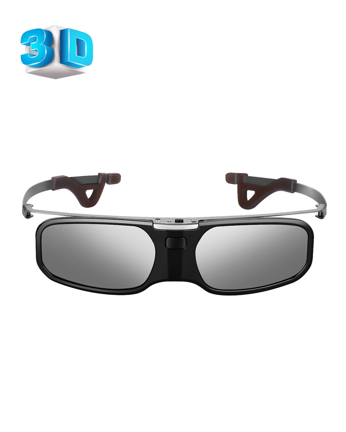 3D Bril Bluetooth Oplaadbare Active Shutter Brillen Clip Compatibel Met Epson Sony Lcd Projector