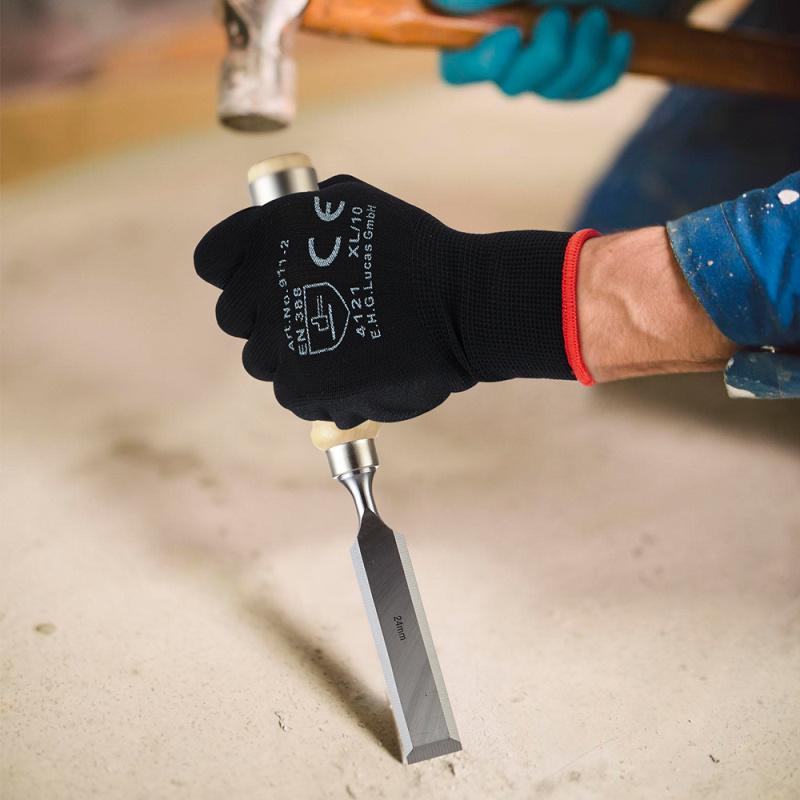 Anti-cut sikkerhedshandsker pu coating xl multifunktions arbejdshandsker til havebyggeri bilreparation husrengøring håndbeskyttelse