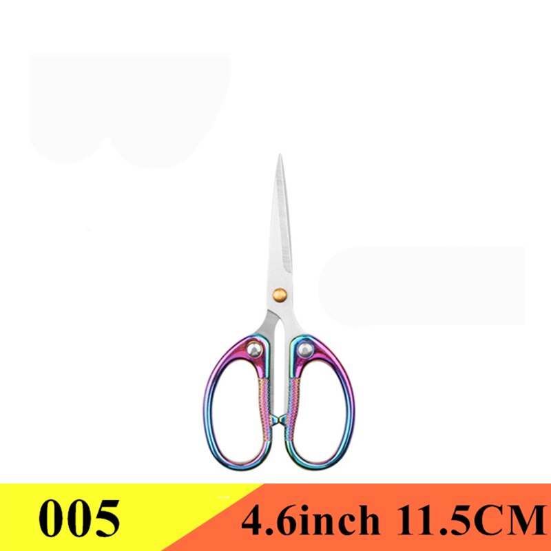 Vintage Scissors Fabric Cutter Tailor&#39;s Scissors Tailor Needlework Sewing Embroidery Office Scissors Stationery DIY Tools Shears: 005 Multicolo 4.6inc