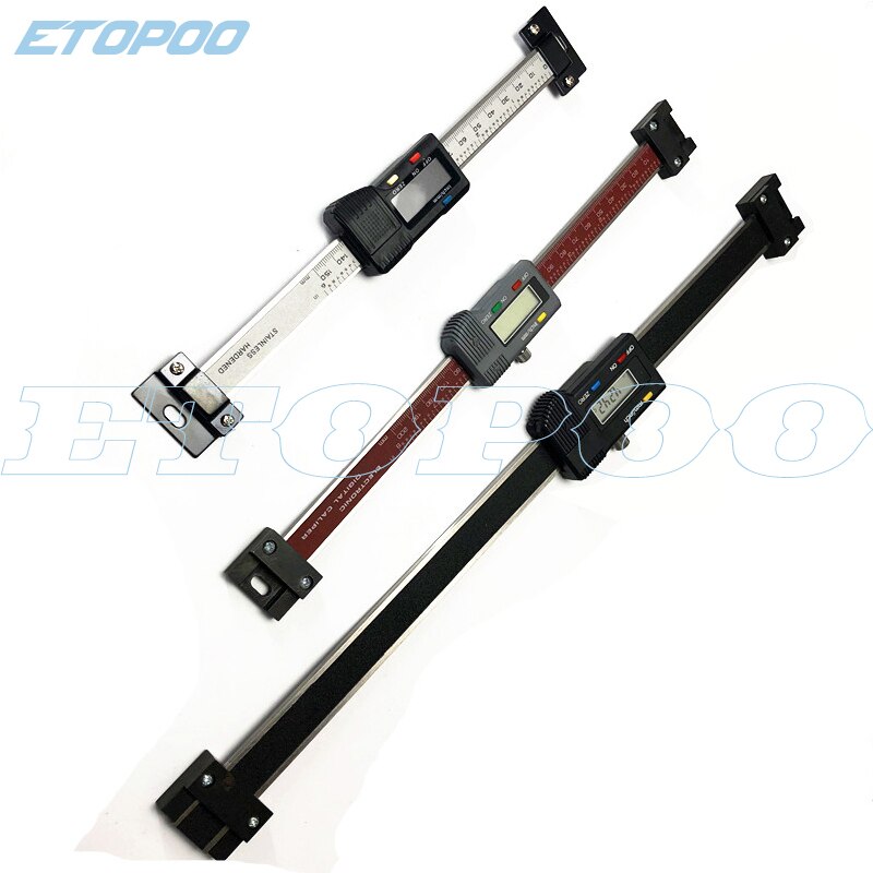 Digital Horizontal Scale Units 0-150mm 200mm 300mm Horizontal Electronic Scale Unit LCD Display Inch/MM Machinist Tools