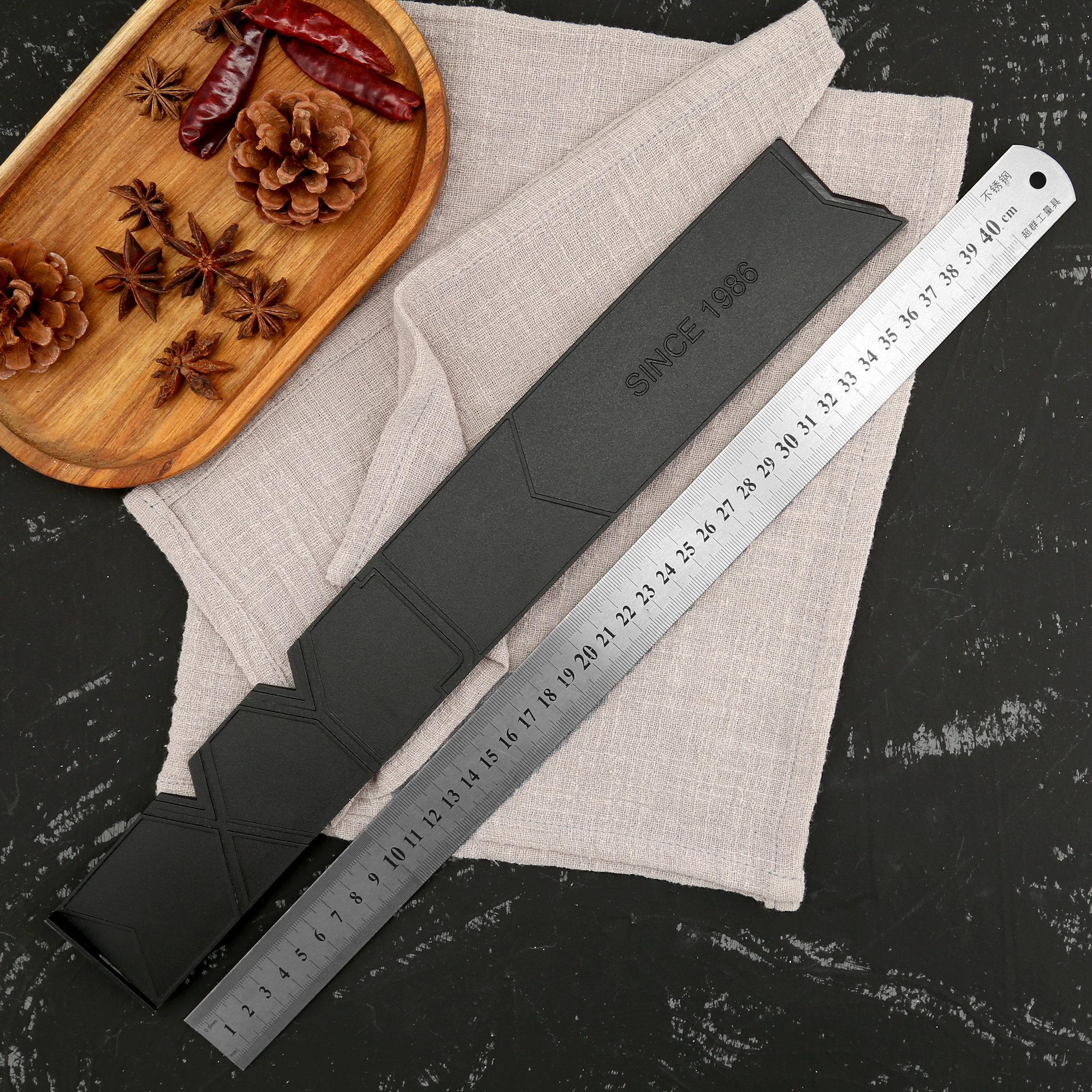 Xyj 15 Inch Keuken Mes Schede Pp Messen Cover Rand Beschermhoes Schede Mes Mouwen Voor Rvs Chef Messen tool