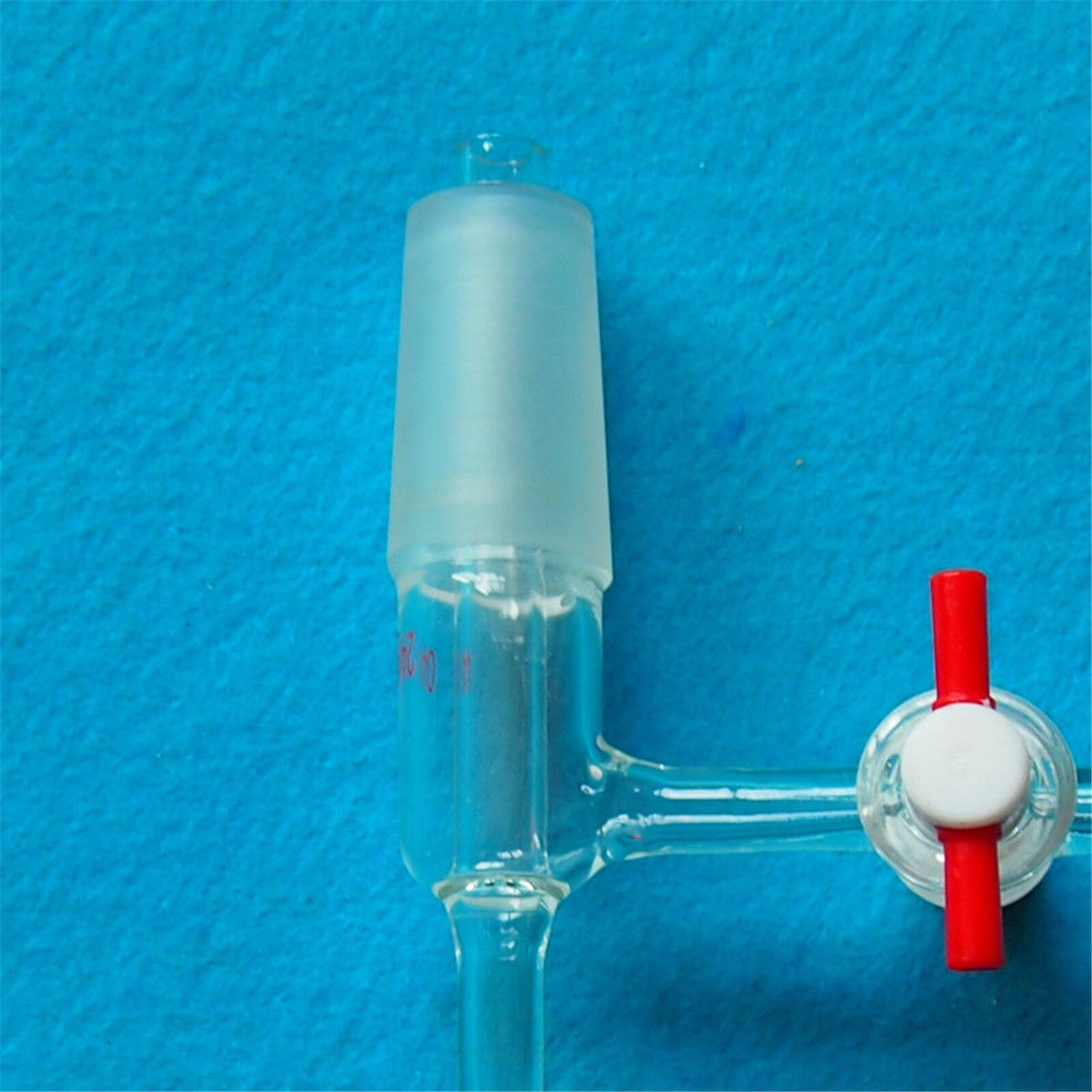 24/40,Glass Vacuum Transfer Adapter,Two PTFE Stopcock,Lab Chemistry Glassware