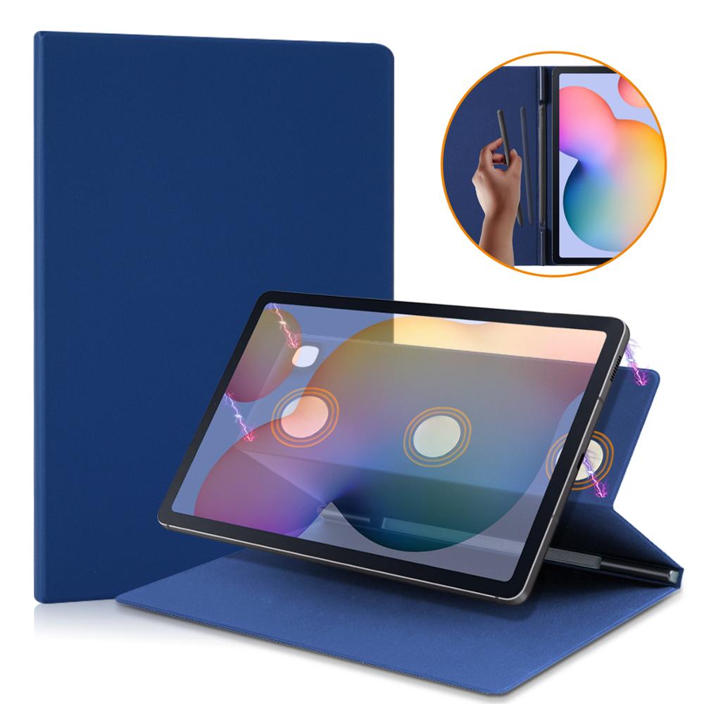 Case Voor Samsung Galaxy Tab S6 Lite , ultra Dunne Smart Folio Shell Cover Magnetische Absorptie Case Voor Galaxy Tab S6 Lite 10.4