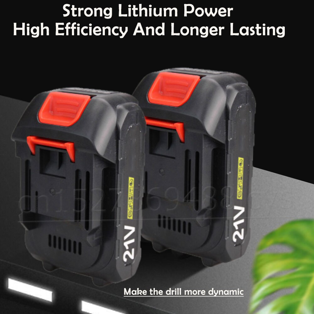 21v 1500 mah elektrisk borr li-ion litium uppladdningsbara batterier för sladdlös skruvmejsel handborr tillbehör för elverktyg