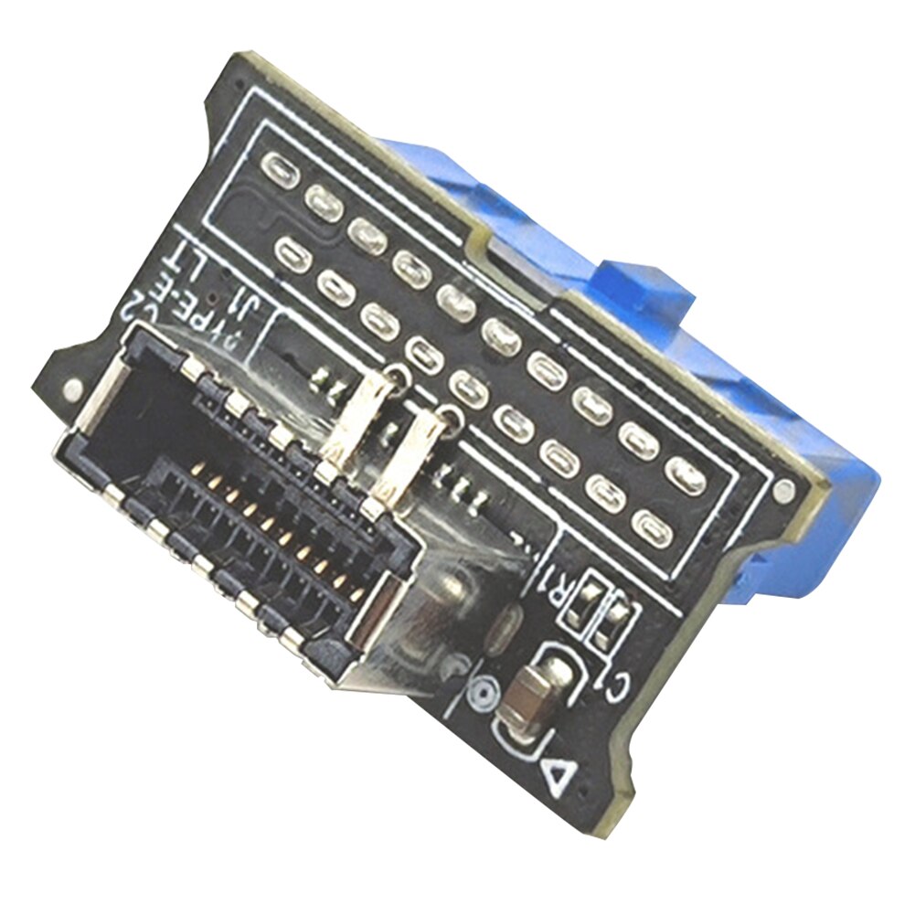 USB 3.0 wewnętrznego 19-Pin płyty głównej do USB 3.1 typu E kluczowym 20-Pin Panel przedni Adapter konwertera do PCI/podwozie: Default Title