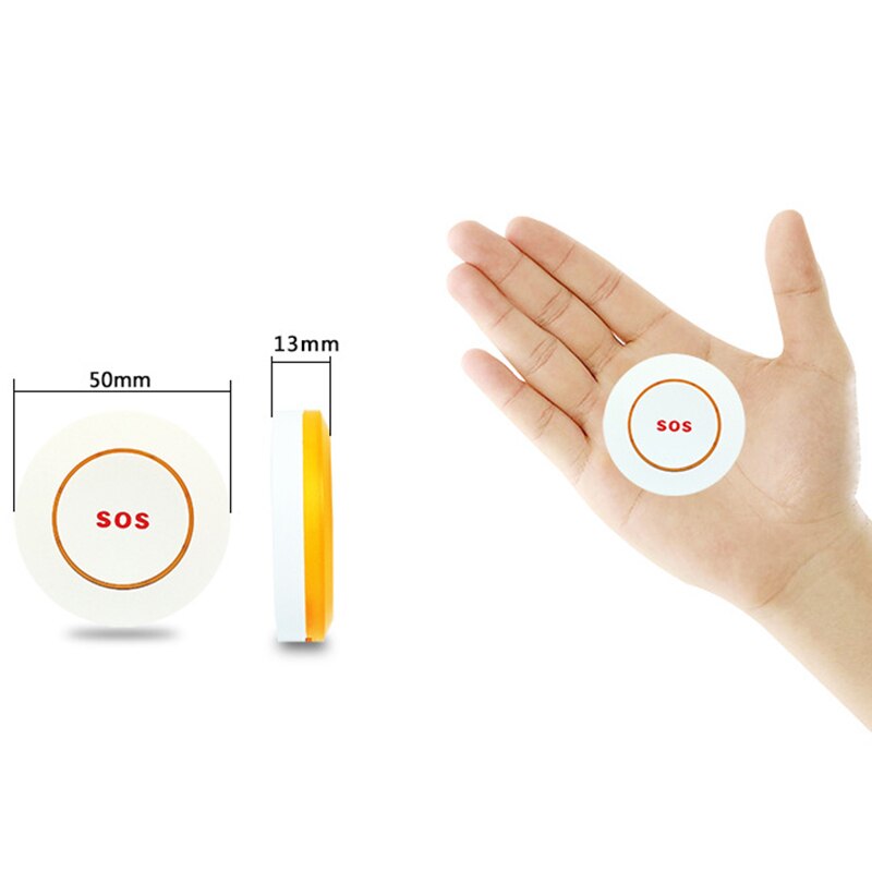 2Pcs Wireless SOS Button Emergency Button for Help Gsm Alarm System SOS Button for Emergency