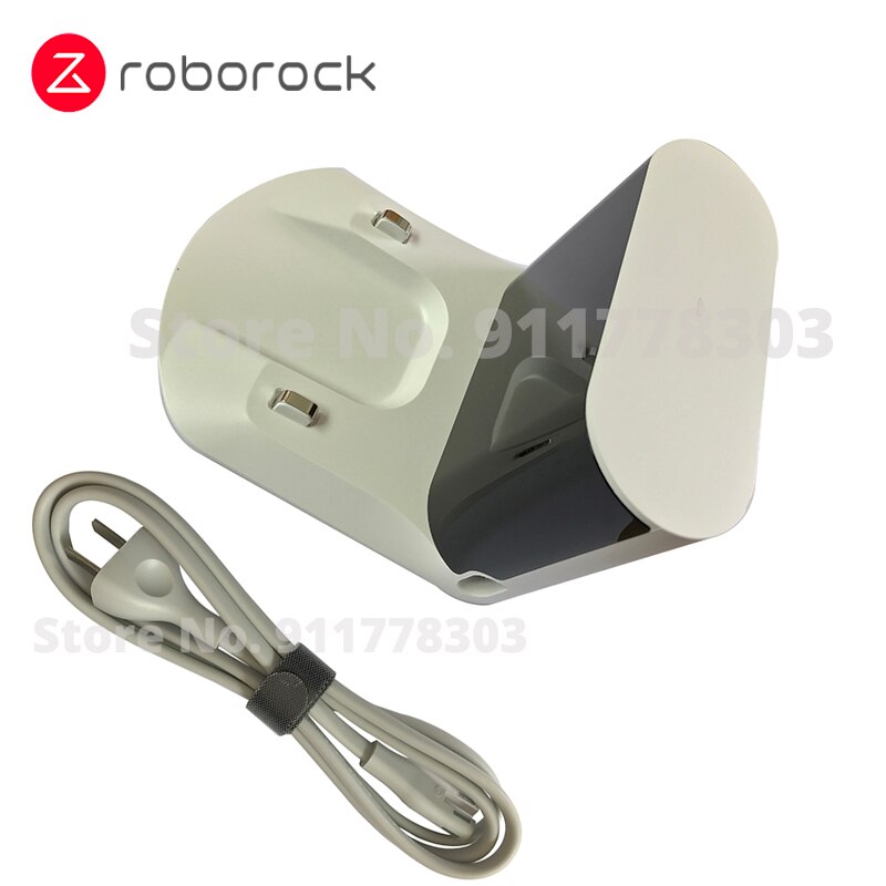 Xiaowa-cargador de muelle Original para aspiradora Roborock C10 E20, pieza de repuesto, Base blanca: White and US