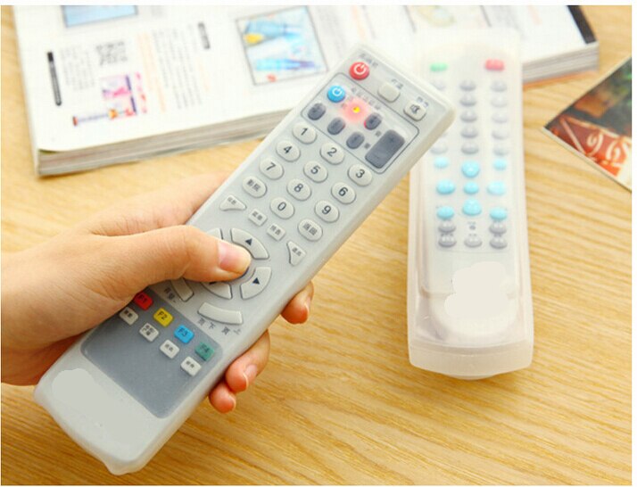1 stuk siliconen video tv afstandsbediening hoes waterdichte stof beschermende opbergtas organizer airconditioning controle behuizing