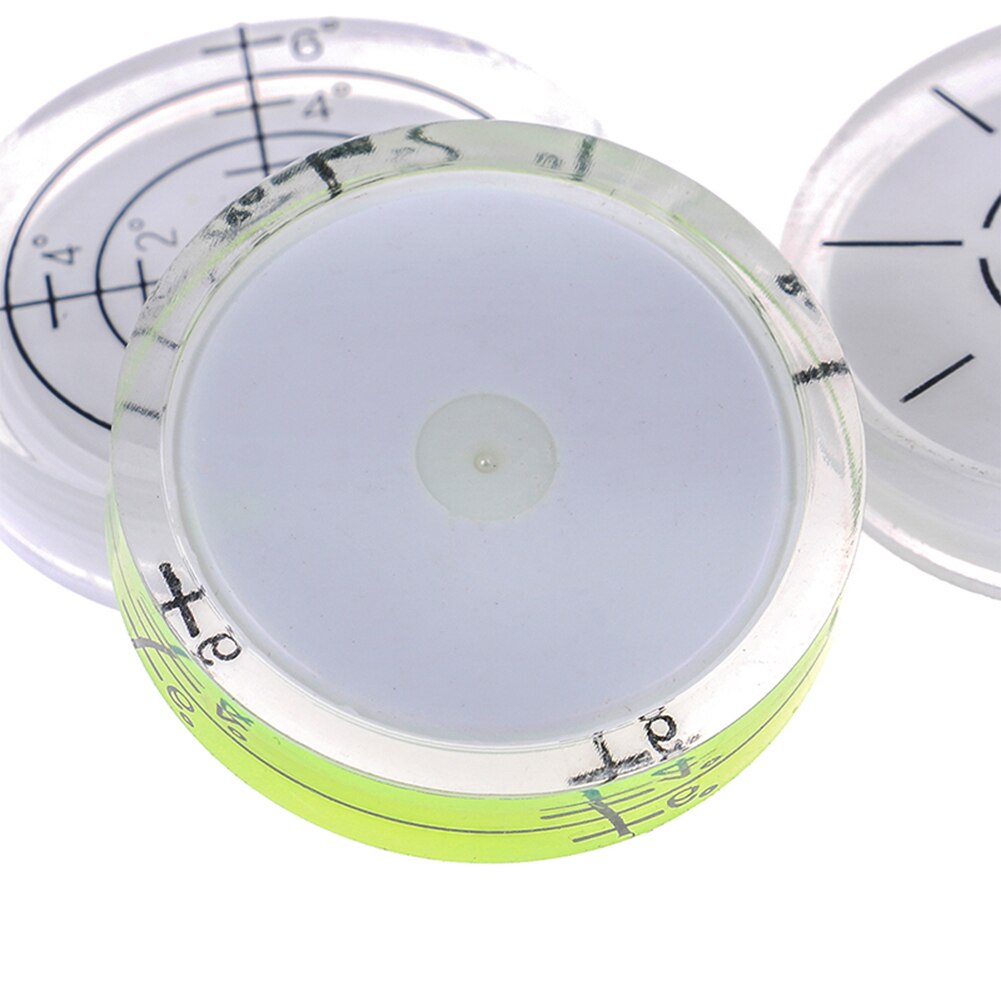 1Pcs Precisie Waterpas Ronde Circulaire Meten Kit Mini Waterpas Bull Eye Horizontale Leveler Bubble Level Tool