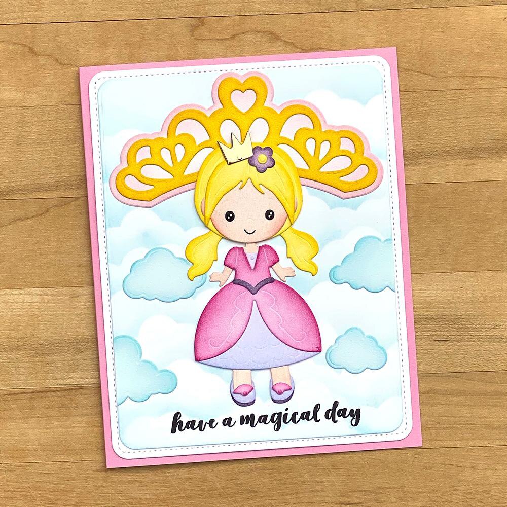 Princess Prince Craft Metal Cutting Frame Templates Scrapbooking Embossing Paper Cards Photo Album Craft Stencils Dies