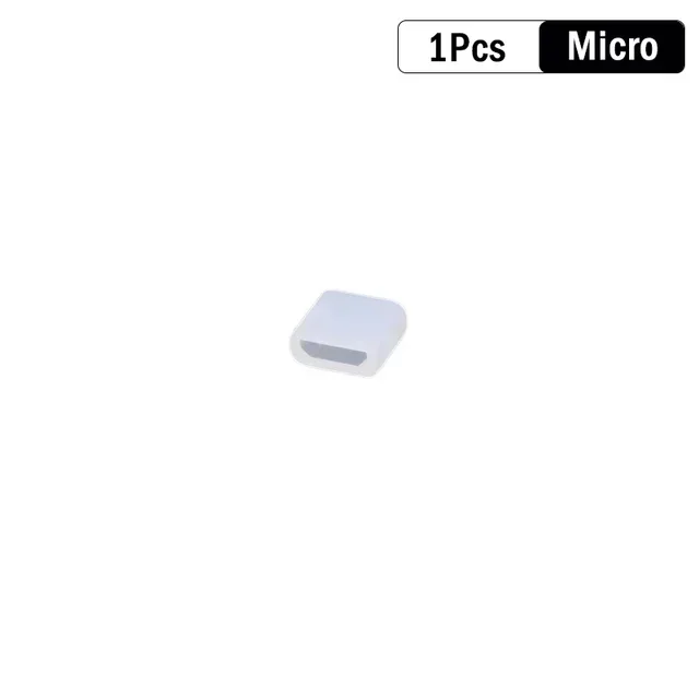 Cubierta protectora de puerto de carga de Cable de datos de silicona, tapa antipolvo para IOS tipo C, Protector de cubierta Micro USB para línea de datos: Azul