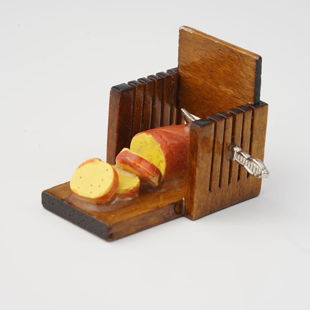 1/12 Dollhouse Mini Simulatie Toast Brood Slicer Model Accessoires Speelgoed Poppen Keuken Speelhuisje Huis P6E8