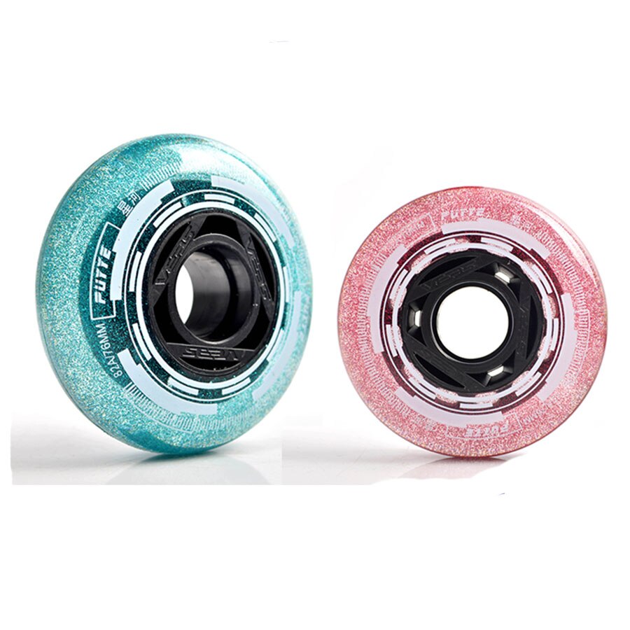 Originale seba puyee star 8 stk inline skate hjul 82a hårdhed slalom rulleskøjte dæk til freestyle patiner 72 76 80mm
