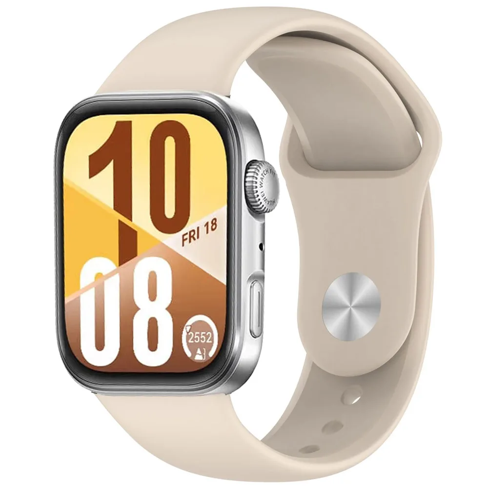 Bracelet en Silicone pour montre Huawei Fit 4/3, Bracelet de remplacement pour montre intelligente Huawei Watch Fit 4 pro, accessoires Correa: BLANC NOIR / 12 mm