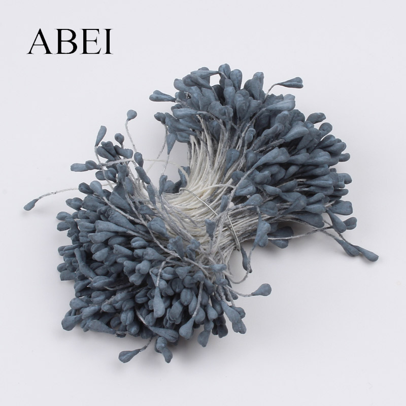 5mm 350pcs Kunstmatige Bloem Stamper Handgemaakte Kous Bloem Materiaal Matte Meeldraden voor Wedding Plakboek Cake Decoratie: 17