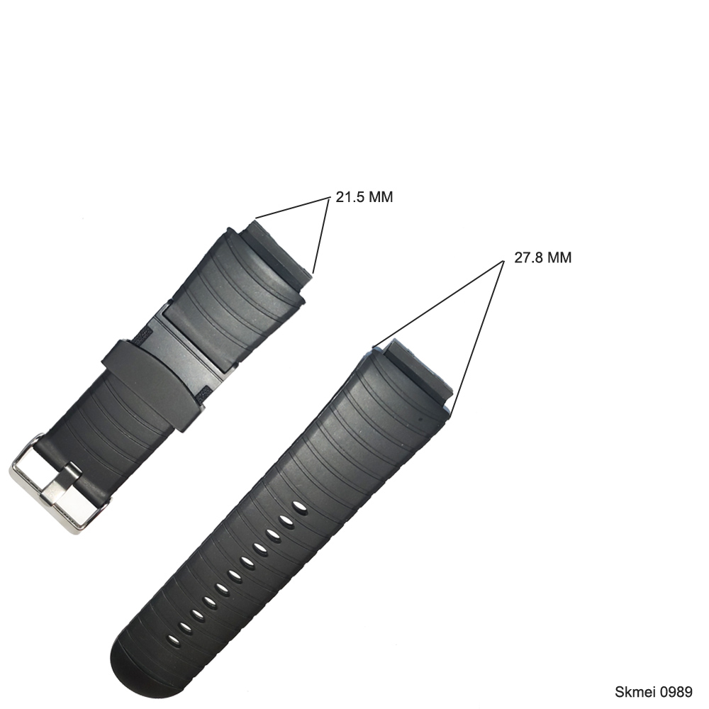 Pasek do zegarka SKMEI 1025 1278 1251 1068 0931 1416 pasek do zegarków z PU/guma dla Skmei różne modele pasków do zegarków dla mężczyzn/kobiet reloj: Biały czarny